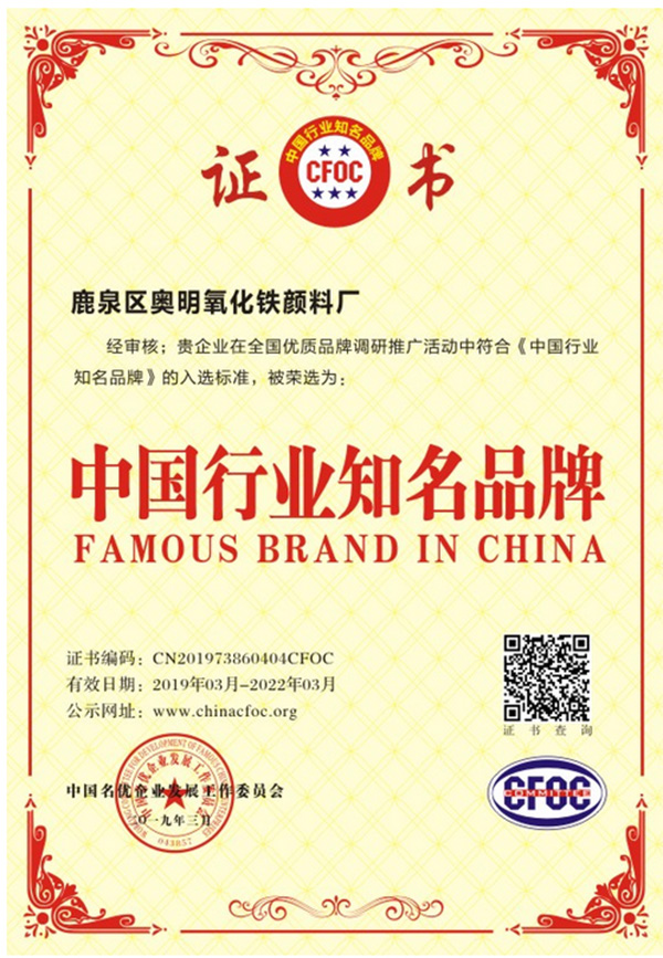 中国行业知名品牌