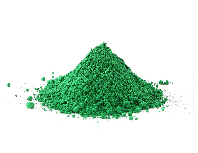 氧化铬绿颜料储存方法